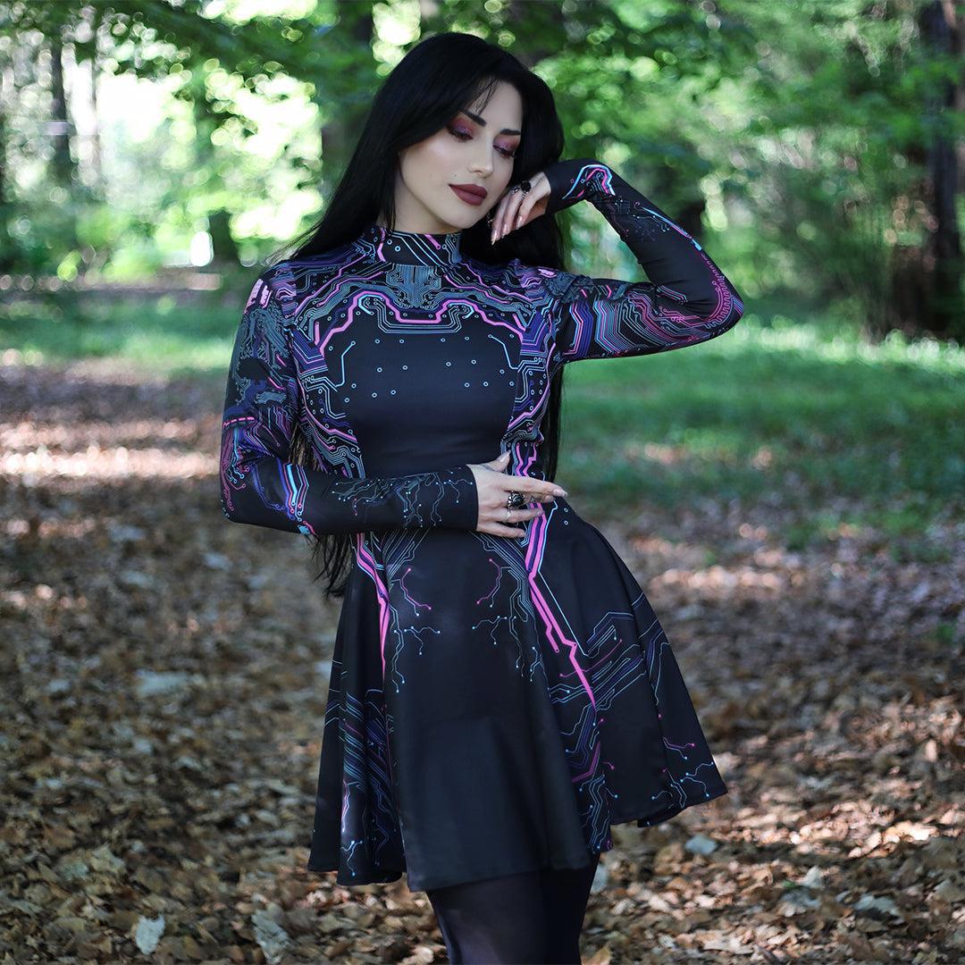 Cyber Skater Dress - Limited