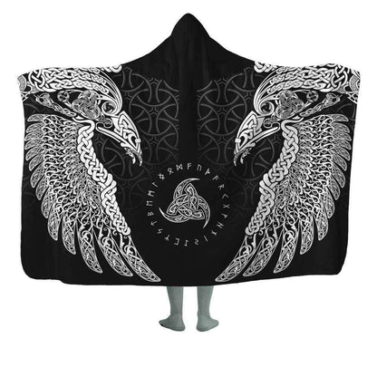 Hooded Blanket Muninn Hooded Blanket