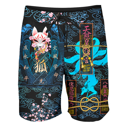 Kitsune Boardshorts - Blue Edition