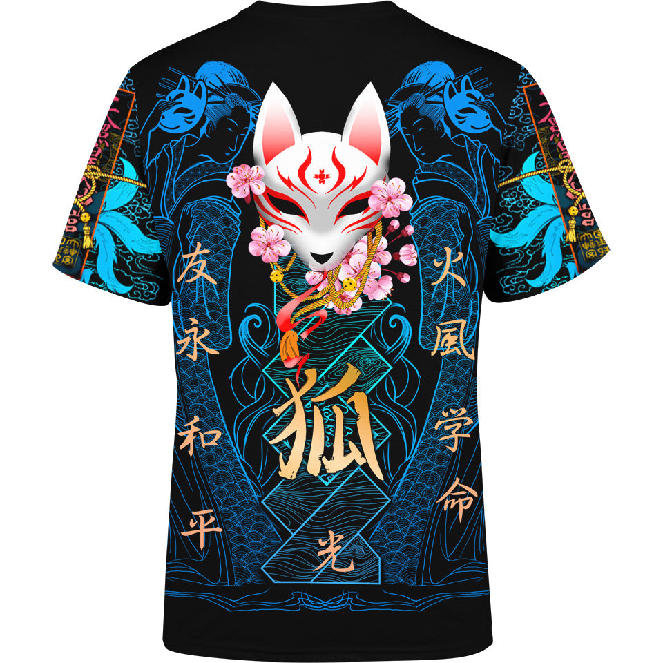 Kitsune Shirt - Blue Edition