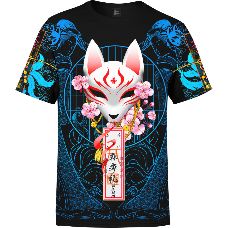 Kitsune Shirt - Blue Edition