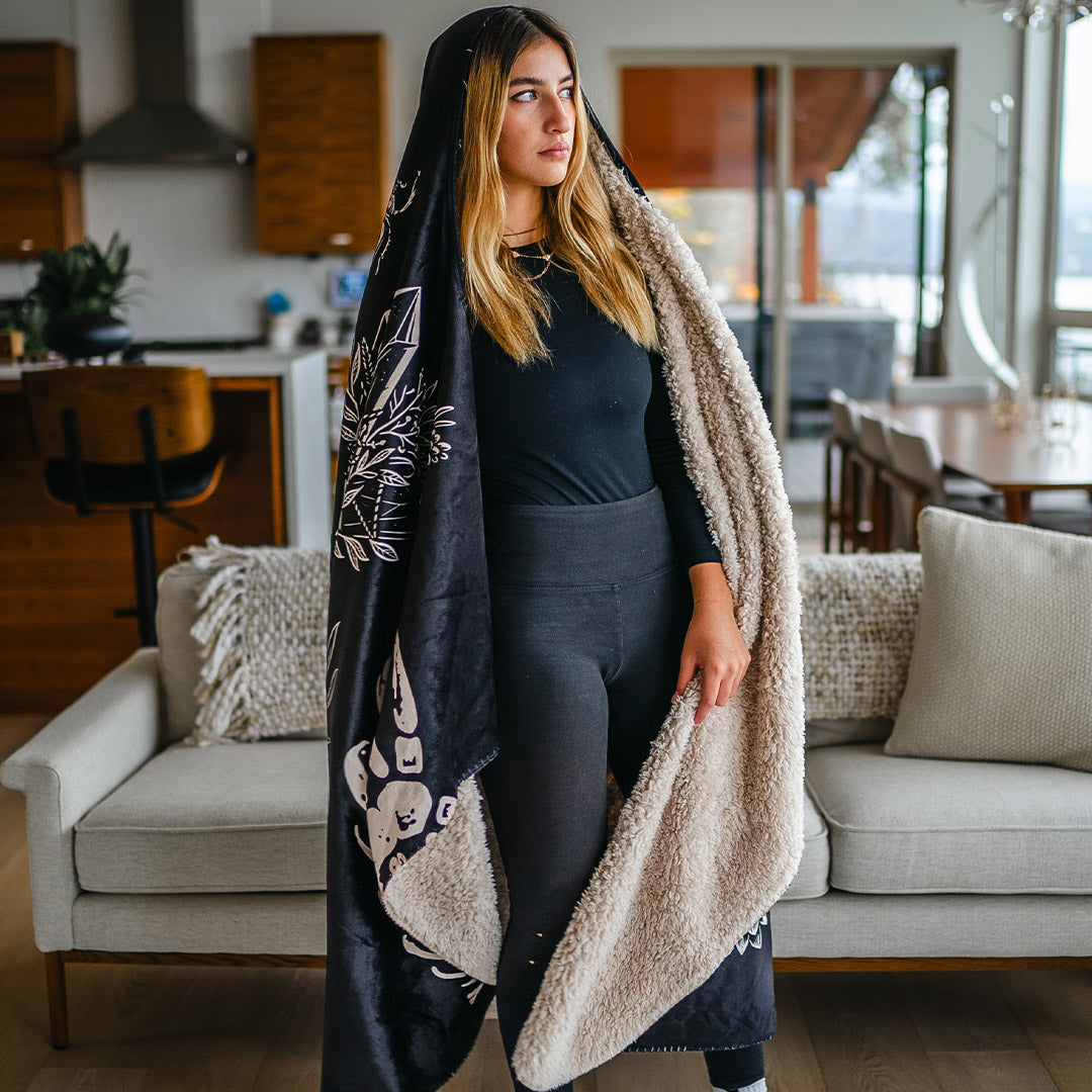 Magick Hooded Blanket - Ready To Ship