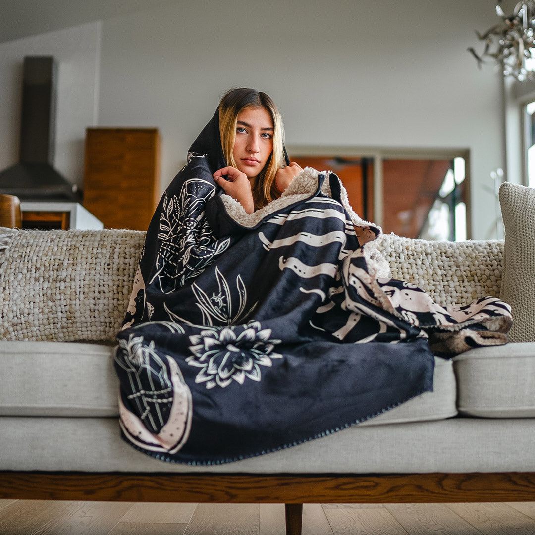 Magick Hooded Blanket - Ready To Ship