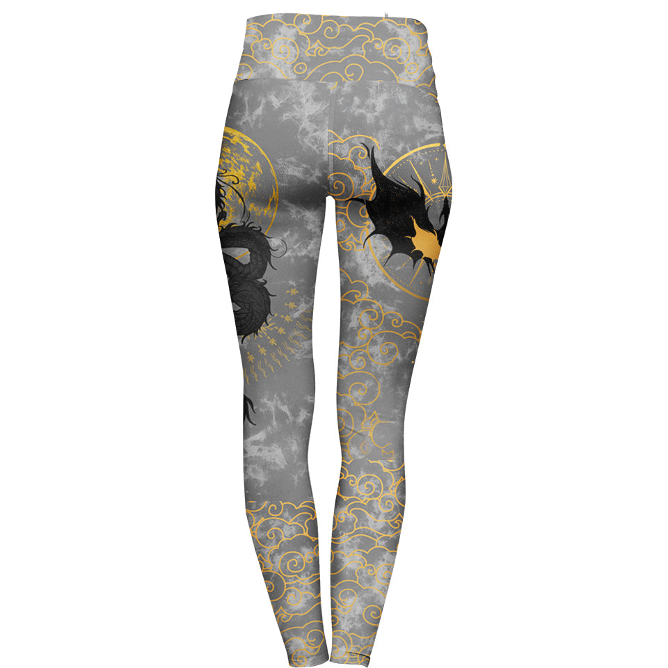 Dragon Rider High Waisted Leggings