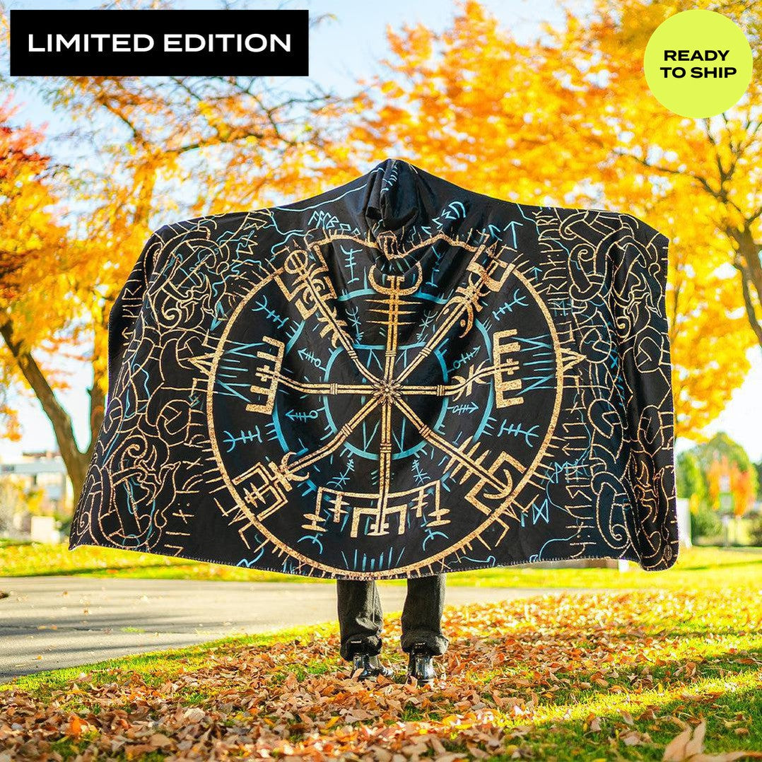 Vegvisir Hooded Blanket - Limited - Ready To Ship