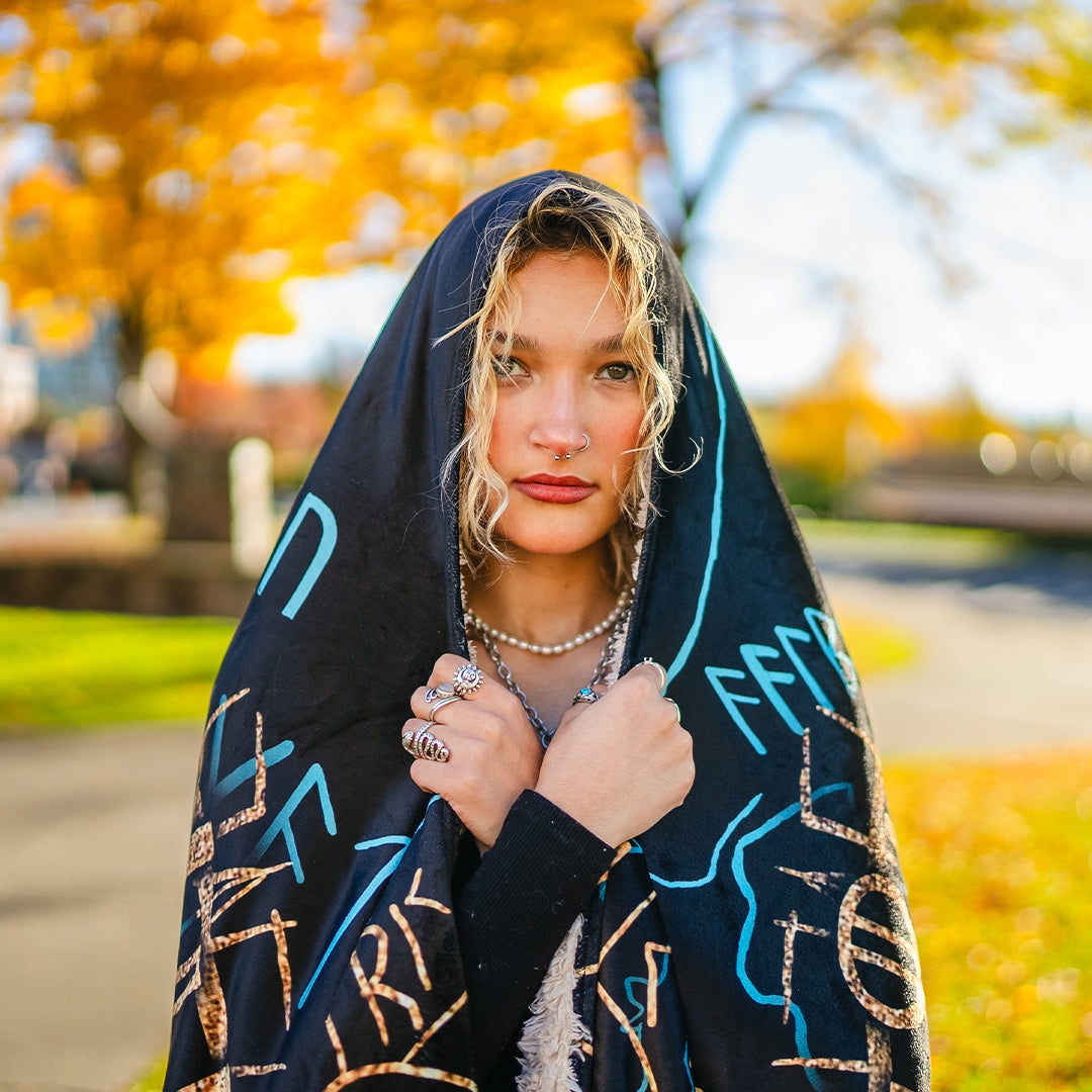 Vegvisir Hooded Blanket - Limited - Ready To Ship