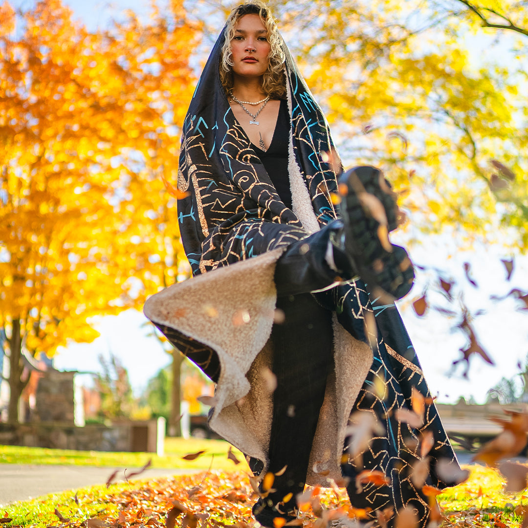 Vegvisir Hooded Blanket - Limited - Ready To Ship