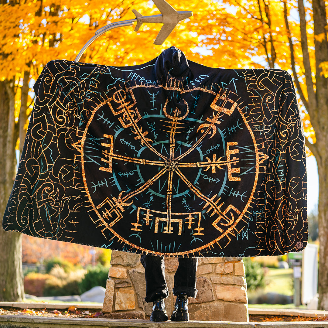 Vegvisir Hooded Blanket - Limited - Ready To Ship