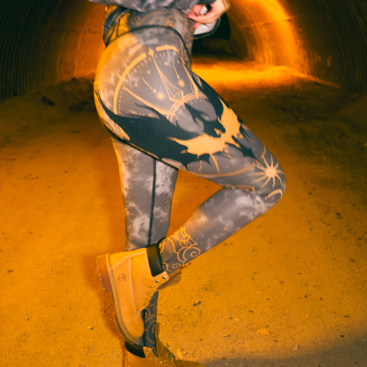 Dragon Rider High Waisted Leggings